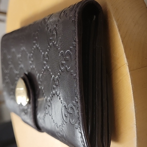 Authentic GUCCI Wallet Double Sided Wallet Ladies Heart Plat - Picture 3 of 8